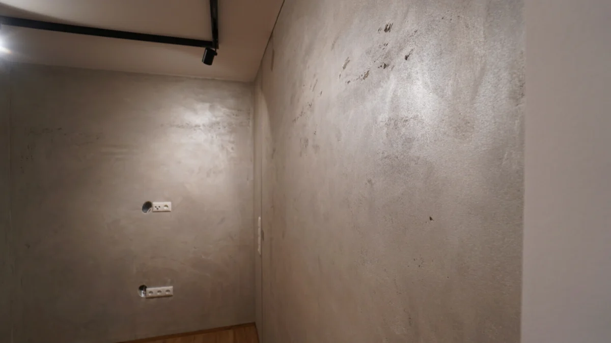 Wanddesign in Betonoptik